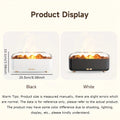 Flame Aroma Humidifier – 3-Speed Timer, Quiet Operation for Bedroom, Office & Living Room
