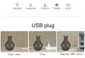 200ml Mini Aroma Diffuser & Humidifier – USB Color LED Light for Home & Car