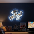 Custom Anime Silhouette Neon LED Light – Acrylic Wall Art for Home, Bar & Business