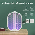 Foldable 3000V Electric Mosquito Racket – UV Bug Zapper, USB Rechargeable