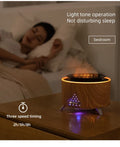 Volcanic Flame Aroma Diffuser – White Noise, Jellyfish Mist, 3 Speed Modes
