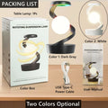 Floating Rotating Table Lamp – 15W Wireless Charger & RGB Night Light