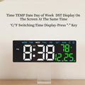 Smart LED Alarm Clock with Date, Timer & Auto Dimmer