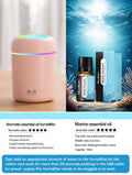 300ml Aroma Diffuser & Humidifier – 7-Color LED Light for Car & Home