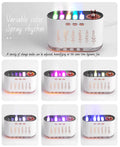 700ml Ultrasonic Cool Mist Humidifier – 5 Nozzles, 7 LED Colors, USB Powered