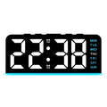 Digital LED Alarm Clock – Backlit Display, Temperature, Snooze & Night Light
