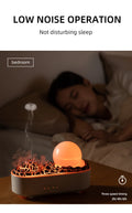 Crystal Volcano Aroma Diffuser with Jellyfish Mood Light