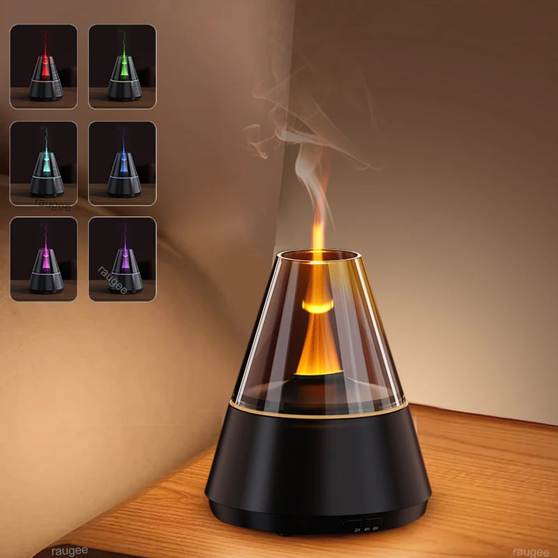 Mini USB Aroma Diffuser – Ultra Quiet Humidifier with Colorful Night Light - lifestyle