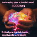 Glow in the Dark Sand – Colorful Luminous Sand for Garden, Aquarium & Party Decor