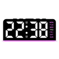 Digital LED Alarm Clock – Backlit Display, Temperature, Snooze & Night Light