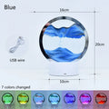 3D Flowing Sand Art Night Light – Hourglass Desk Lamp for Home Decor & Gift