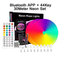 Smart RGB Neon LED Strip – Waterproof, Music Sync & App Control, 16-100ft