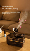 Retro Phonograph Aroma Diffuser USB Humidifier 160ml
