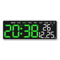 Smart LED Alarm Clock with Date, Timer & Auto Dimmer