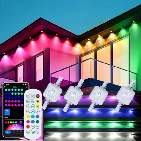 Smart Permanent Outdoor Lights – App Control, Music Sync, IP67 Waterproof