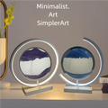 3D Sand Art Hourglass Lamp – LED Moving Sandscape Night Light for Home Decor & Gift