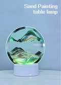 3D Flowing Sand Art Night Light – Hourglass Desk Lamp for Home Decor & Gift