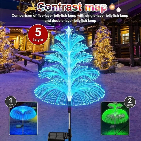 Solar Jellyfish Garden Light – Color Changing Outdoor Landscape Lamp - alternate