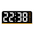 Digital LED Alarm Clock – Backlit Display, Temperature, Snooze & Night Light