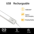 🔥Pro Version (11.8 in)🔥Smart sensor LED light, fast-charging cable, magnetic mount, 3 color modes, drill-free installation.