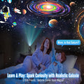 Galaxy Star Projector – 12 Space Films, Nebula Ceiling Night Light for Bedroom