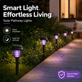 2-in-1 Solar Bug Zapper & Pathway Light – Waterproof Mosquito Killer for Garden & Patio