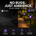 2-in-1 Solar Bug Zapper & Pathway Light – Waterproof Mosquito Killer for Garden & Patio