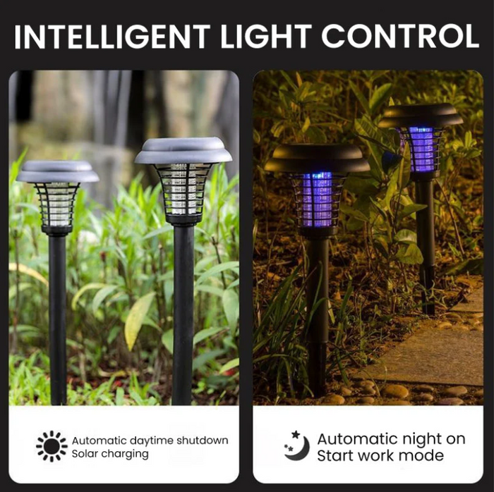 2-in-1 Solar Bug Zapper & Pathway Light – Waterproof Mosquito Killer for Garden & Patio - photo 3
