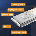 🔥Pro Version (11.8 in)🔥Smart sensor LED light, fast-charging cable, magnetic mount, 3 color modes, drill-free installation.