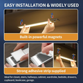 🔥Pro Version (11.8 in)🔥Smart sensor LED light, fast-charging cable, magnetic mount, 3 color modes, drill-free installation.