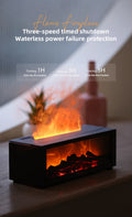 Cozy Fireplace Aroma Diffuser – LED Humidifier with Remote & Auto Shut-Off