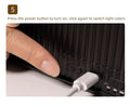 USB Flame Aroma Diffuser & Humidifier – Color LED Light, 3-Level Timer