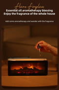 Cozy Fireplace Aroma Diffuser – LED Humidifier with Remote & Auto Shut-Off