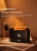USB Flame Aroma Diffuser – 7-Color LED Humidifier for Bedroom & Desktop
