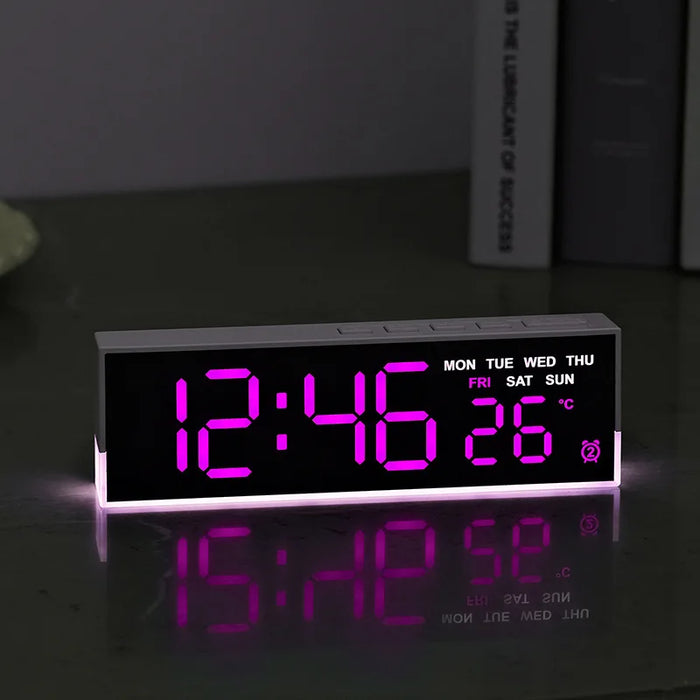 USB LED Alarm Clock with Dual Alarms & Night Light - photo 1