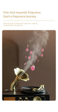 Retro Phonograph Aroma Diffuser USB Humidifier 160ml