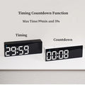 Smart LED Alarm Clock with Date, Timer & Auto Dimmer
