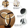 Modern Art Desk Lamp – USB Tri-Color LED for Bedroom & Office