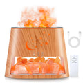 Himalayan Salt Lamp & Essential Oil Diffuser – 260ml, 8 LED Colors, Remote Control & Auto-Off Timer
