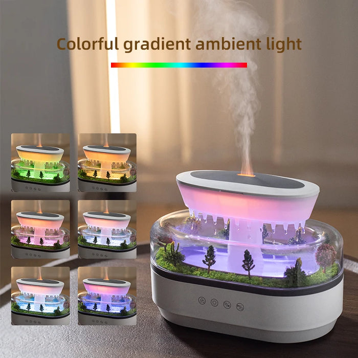 Rain Cloud Diffuser – Humidifier & Essential Oil Mist with 7-Color Night Light - photo 4