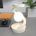 Floating Rotating Table Lamp – 15W Wireless Charger & RGB Night Light