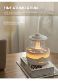 UFO Raindrop Aroma Diffuser Humidifier with Remote & 7 Color Lights