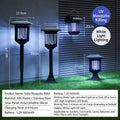 Solar Bug Zapper – Waterproof UV Mosquito Killer Lamp, Portable Cordless Indoor & Outdoor