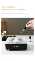 Retro Phonograph Aroma Diffuser USB Humidifier 160ml