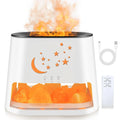 Himalayan Salt Lamp & Essential Oil Diffuser – 260ml, 8 LED Colors, Remote Control & Auto-Off Timer
