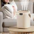 1.8L Large Capacity Humidifier – 3-Nozzle Aroma Diffuser with Night Light, 4 Mist Levels