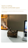 Retro Phonograph Aroma Diffuser USB Humidifier 160ml