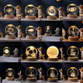 3D Crystal Ball Night Light – Galaxy & Saturn Globe for Desktop Decoration