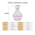 200ml Mini Aroma Diffuser & Humidifier – USB Color LED Light for Home & Car