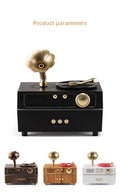 Retro Phonograph Aroma Diffuser USB Humidifier 160ml